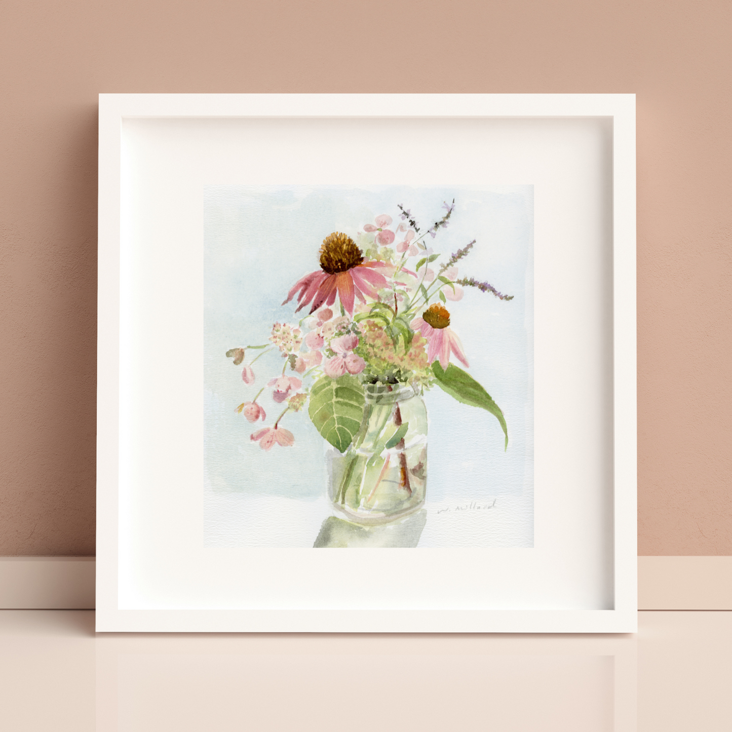 Cone flower bouquet