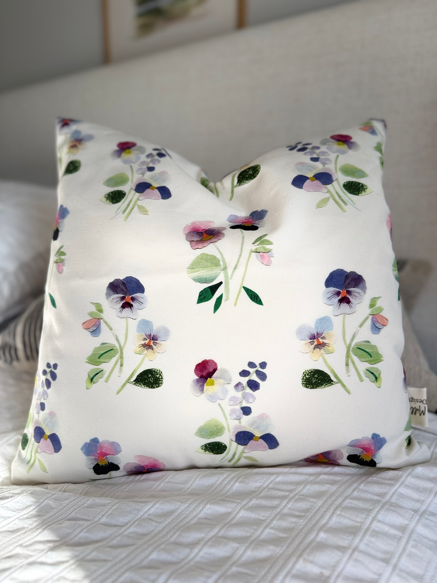 Pansy Pillow Cover