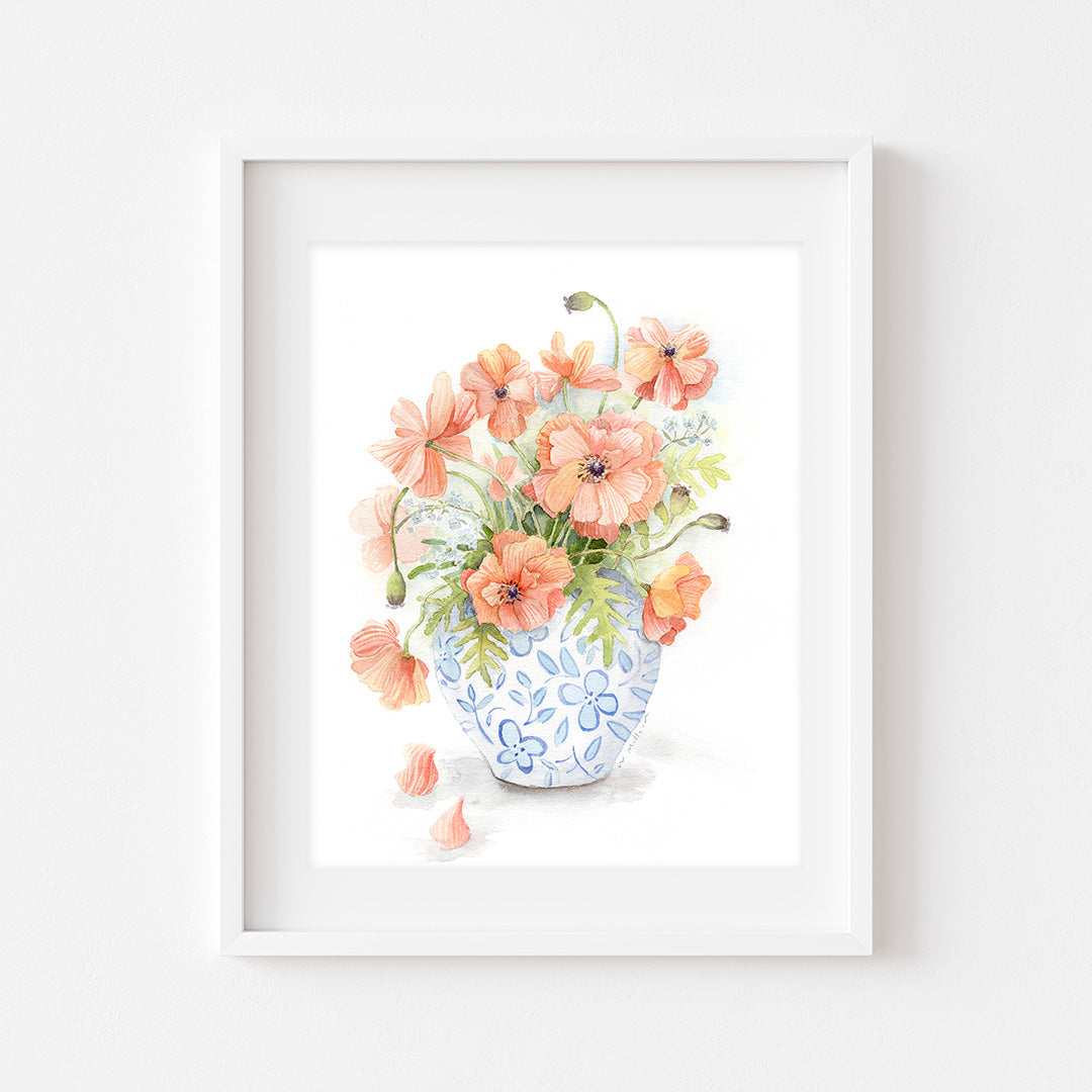 Flowers Bring Joy 9.5”x 12”