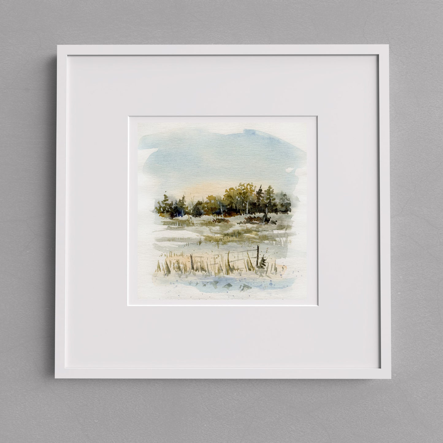 Sydenham Road 1 6" x 6" on handmade watercolour paper