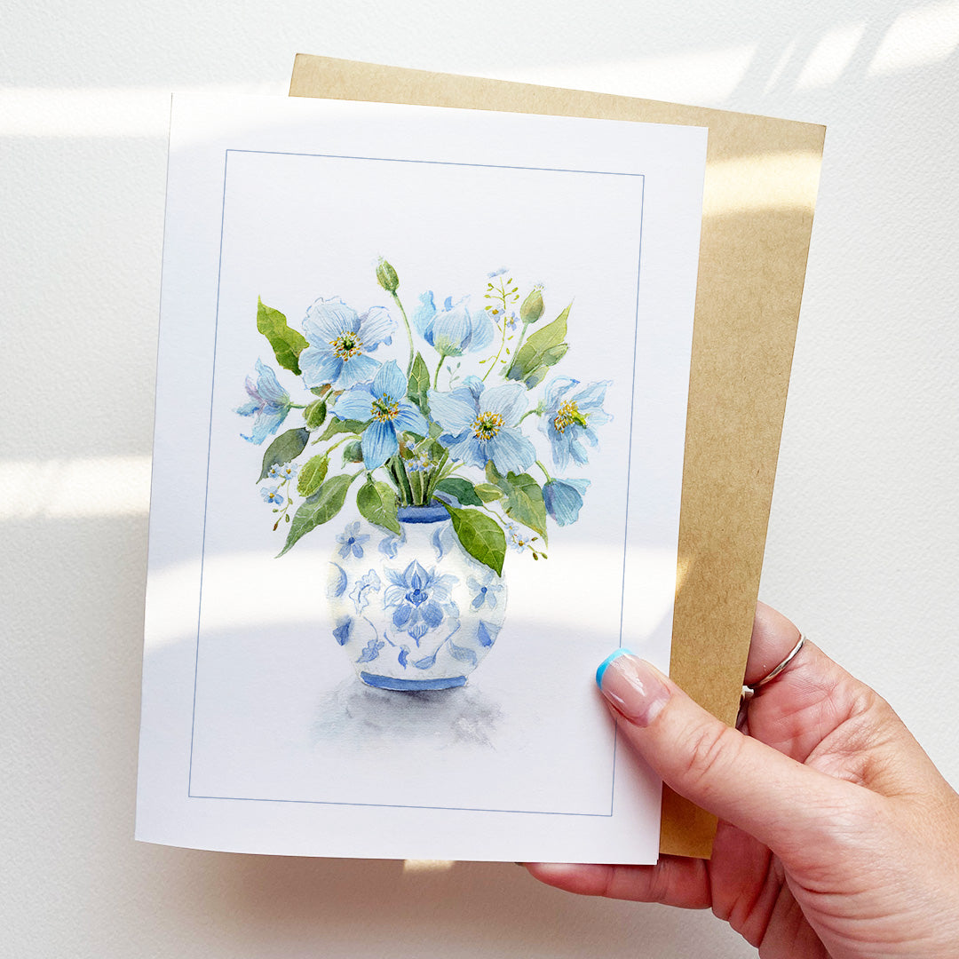 Ice Poppies Card