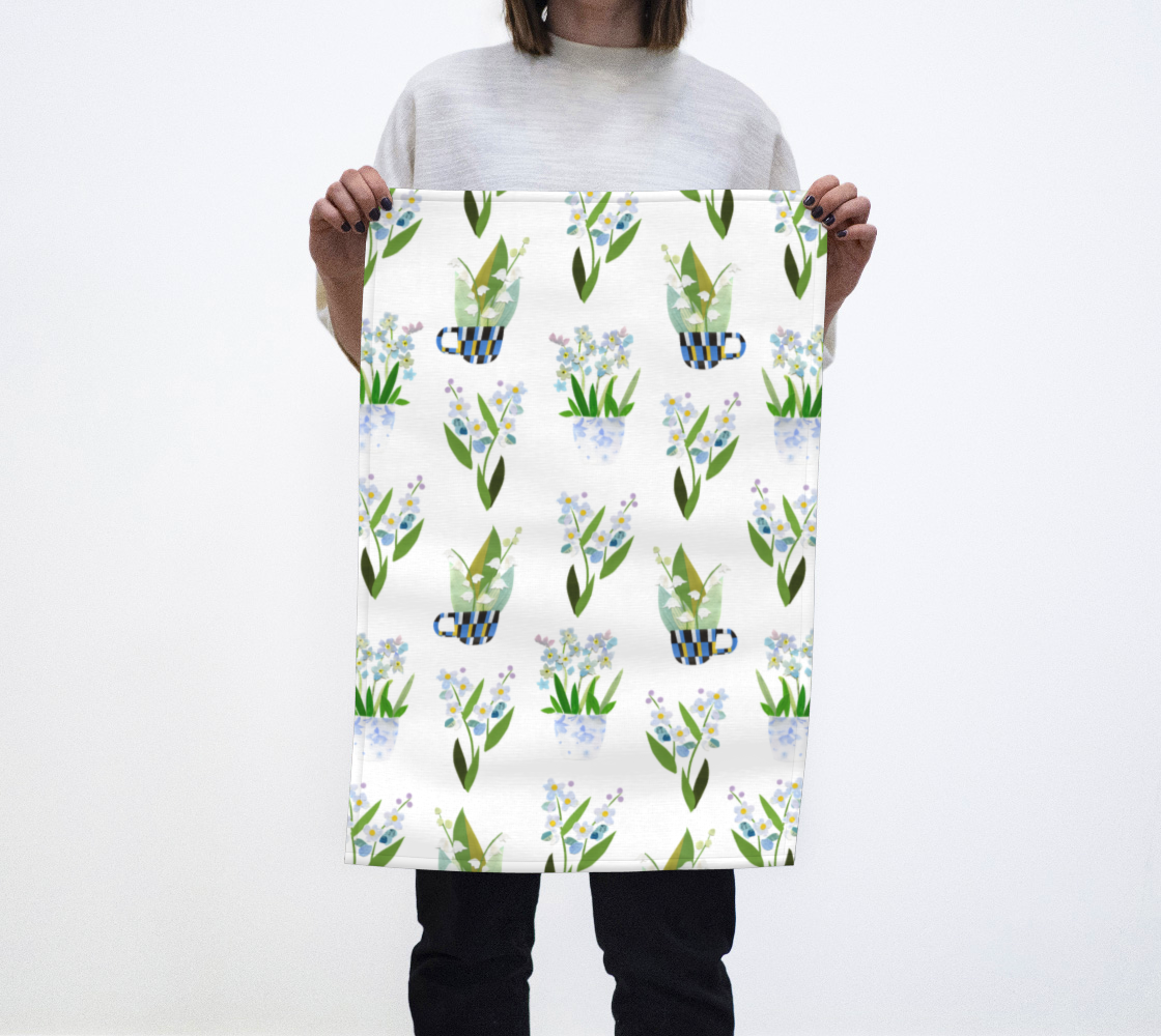 Forget me not Tea Towel