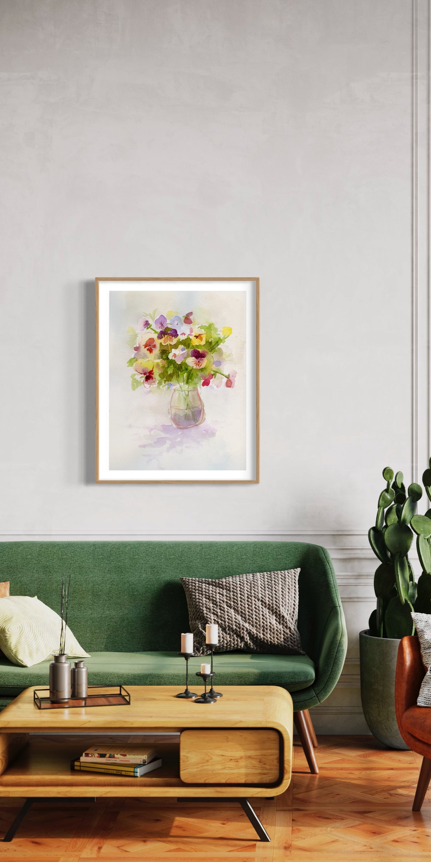 Pansy Print