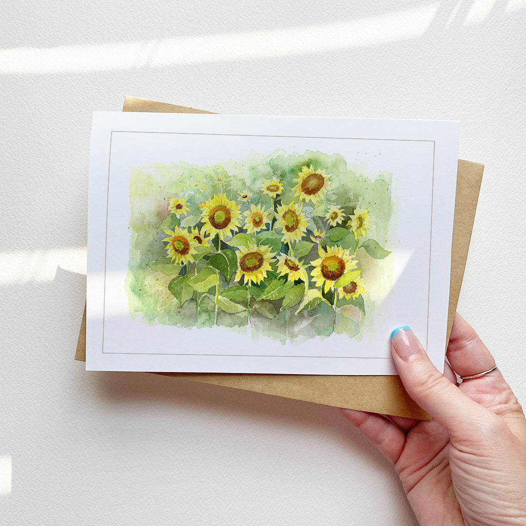 Sun Flower Patch Card
