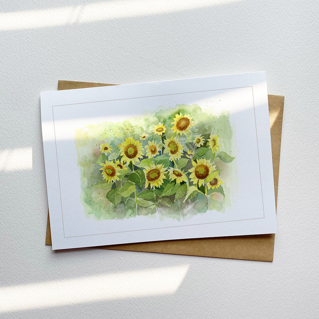 Sun Flower Patch Card