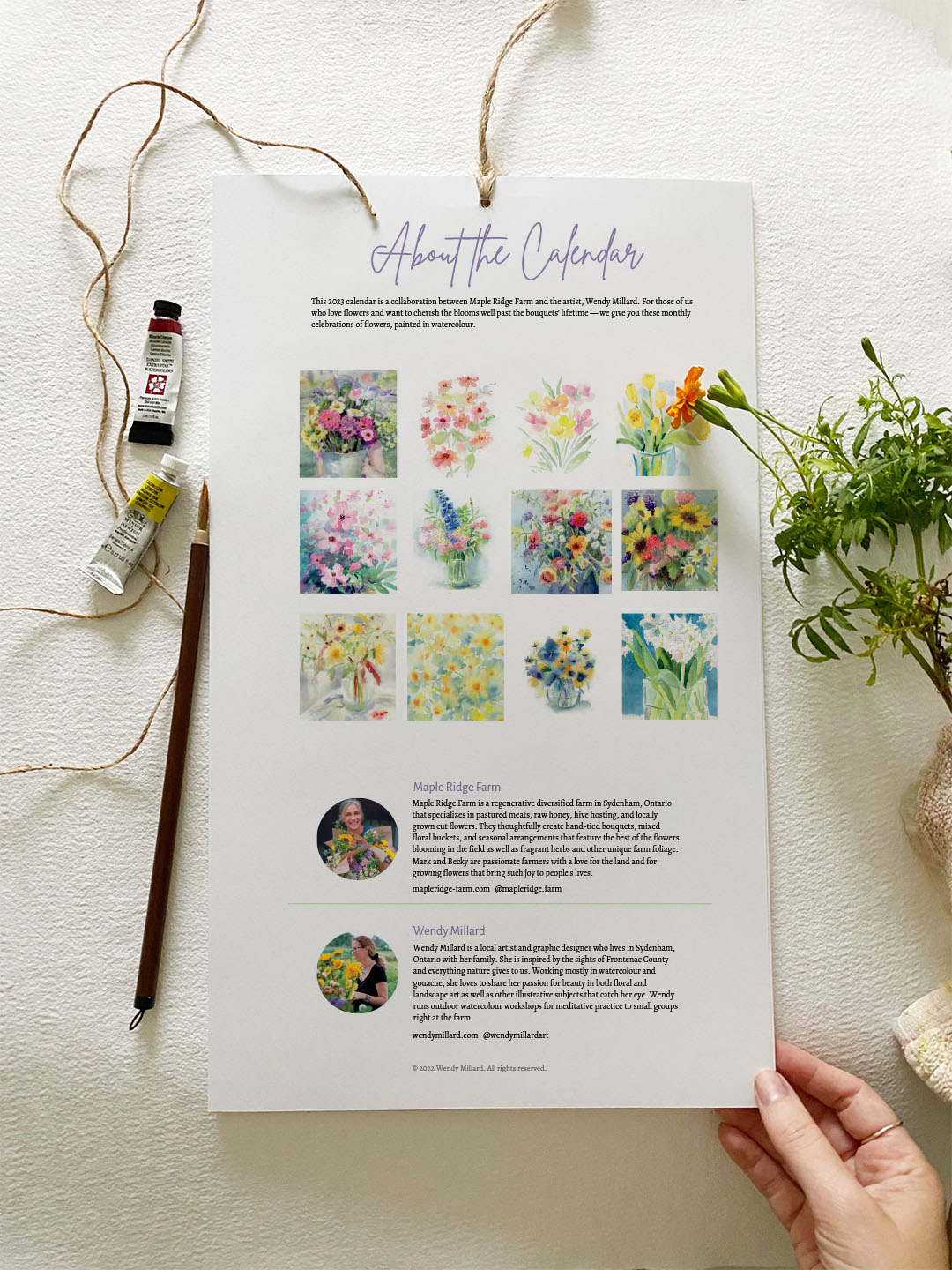 2023 Floral Calendar