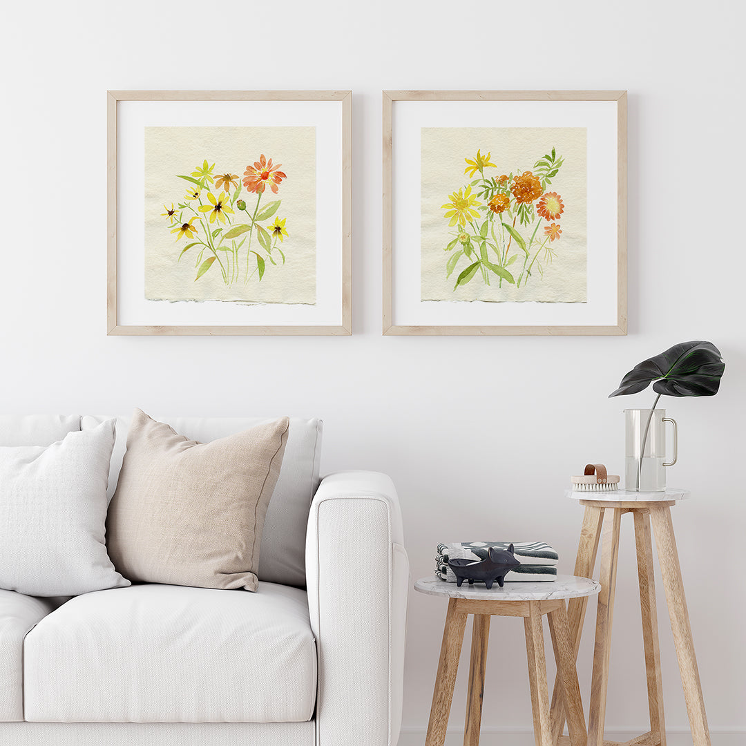 August Marigold Flourish