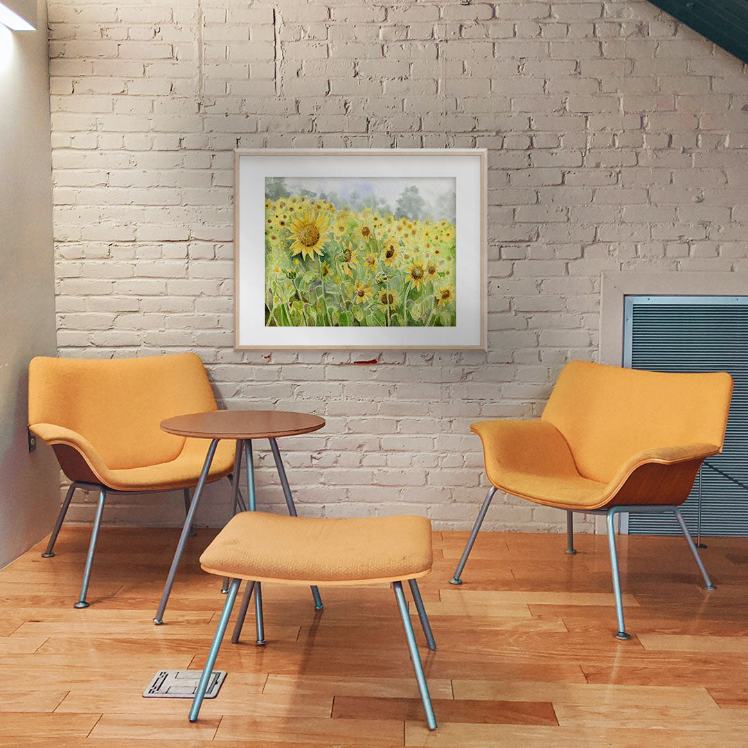 Sunflower Field Print