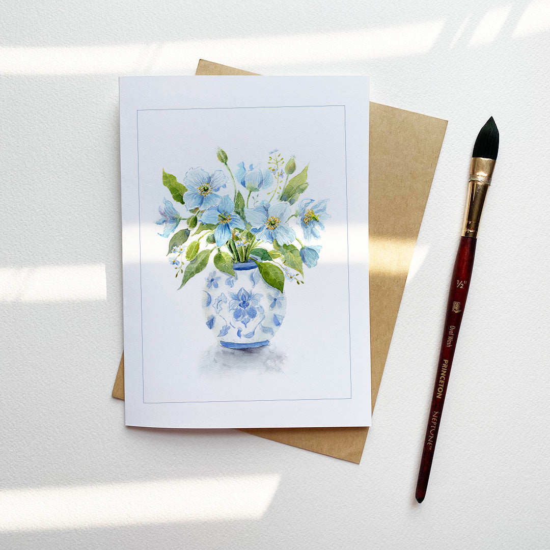 Ice Poppies Card