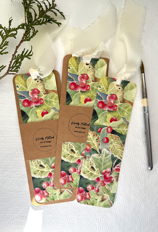 Winterberry Bookmarks