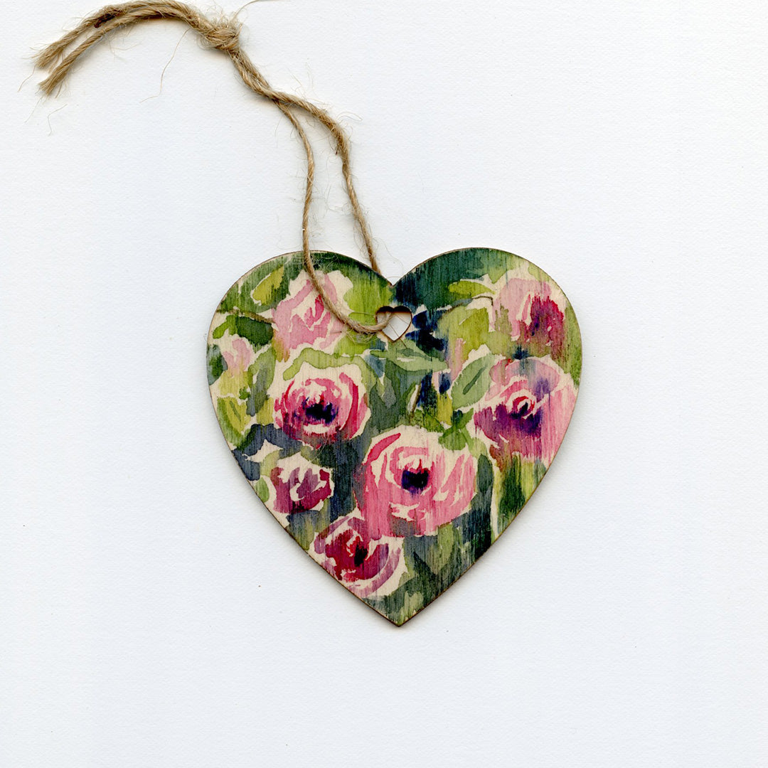 Floral Handpainted Ornament - Believe me