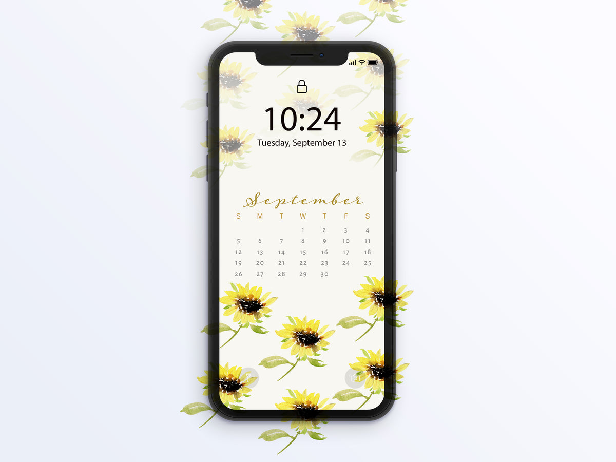 September 2021 Phone Wallpaper – Wendy Millard Art &amp; Design